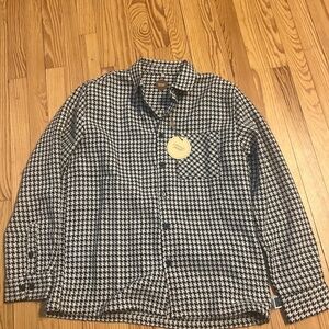 Common people men’s houndstooth shirt